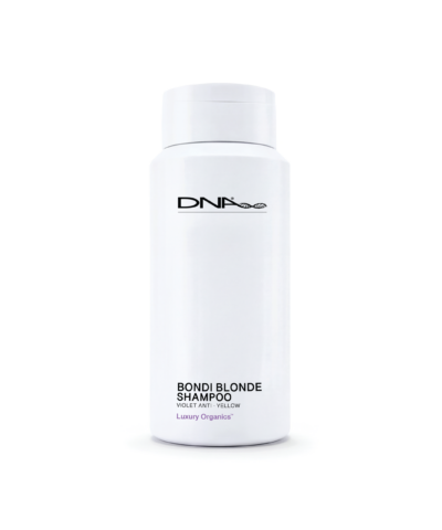 DNA Organics Bondi Blonde Shampoo luxury organic shampoo bottle on white background