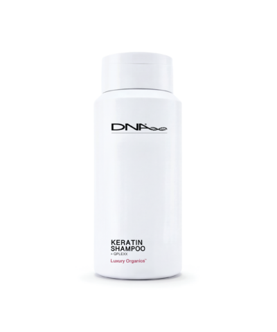 DNA Organics Keratin Shampoo luxury organic shampoo bottle on white background
