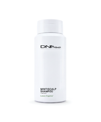 DNA Organics Mintscalp Shampoo luxury organic shampoo bottle on white background