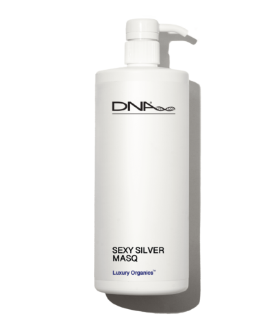 Revitalize your hair with DNA Organics Sexy Silver Masq – the ultimate treatment for silver, grey, or blonde hair. Banish brassy tones while deeply conditioning for a silky, luminous finish