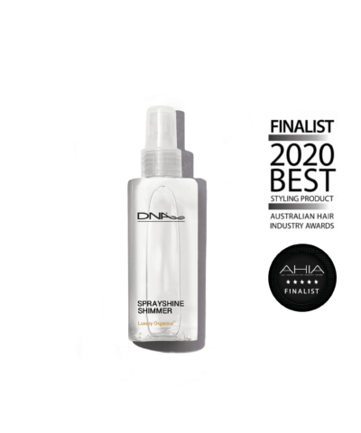 Spray Shine Shimmer by DNA Organics – Unlock radiant, glossy shine with a touch of shimmer! Enhance your hair’s natural beauty with this lightweight, non-greasy formula for a stunning, healthy glow.