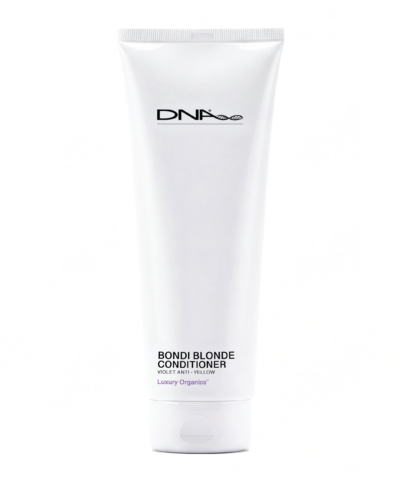 DNA Organics Bondi Blonde Conditioner violet anti-yellow luxury organic conditioner tube on white background