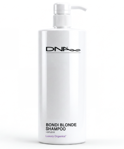 DNA Organics Bondi Blonde Shampoo 1 litre luxury organic shampoo bottle on white background
