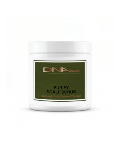 DNA Organics Purify Scalp Scrub – detoxifying scalp exfoliation treatment for removing buildup and excess oil